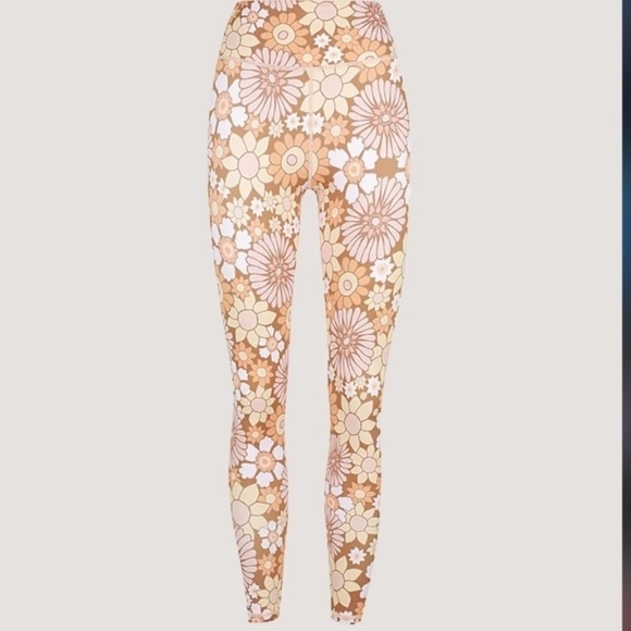 FLOWER POWER CORAL KAVALA LEGGING XS - Picture 1 of 7